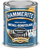 Hammerite Metallschutzlack Hammerschlag, Schwarz, 750ml