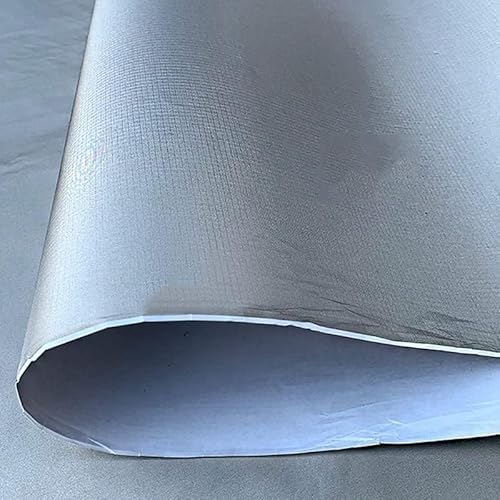 MOOWI Schutztuch Faraday-Stoffe Selbstklebender leitfähiger Kupfer-Nickel-Stoff EMF Swipe, EMI-Isolation Faraday-Tapetenstoffe Textilien(1x1.07m)