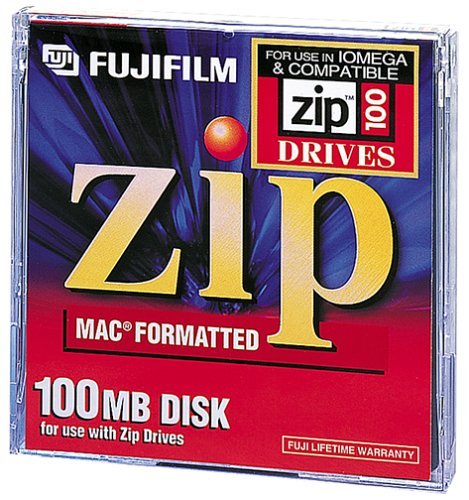 Fujifilm 100 MB Zip Disk für Mac 1er Pack (Auslaufmodell)