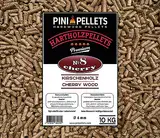 PINI Grillpellets № 8 Kirsche 10 kg BBQ Hartholzpellets zum Grillen Räuchern Smoken