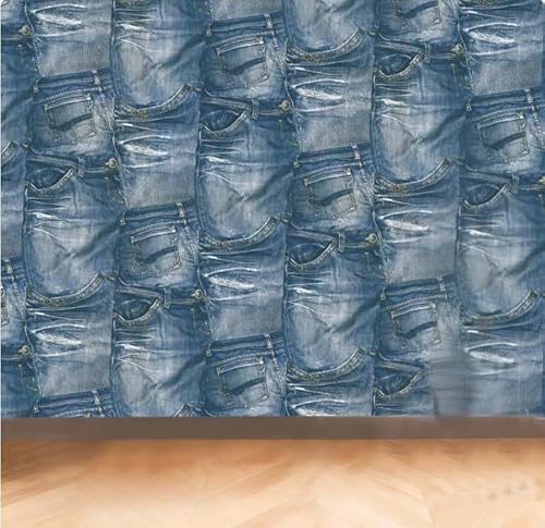 Vintage Blue Jeans Kreativer Kleiderladen 3D Tapeten Tapete Luxus Home Esszimmer Fototapete Effekt Wohnzimmer Schlafzimmer Kinderzimmer-150cm×105cm