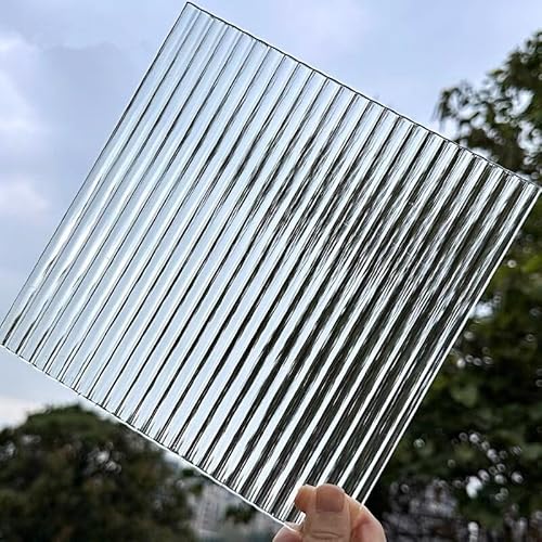 Transparentes Acryl-Textur-Hintergrundblatt, 30,5 cm, 2 Stück, transparent, breite Streifen, für Fotografen, Fenster-Ersatz, DIY/Schmuck-Display/Werbung/Dekorieren/Kunstpersonal (breite Streifen)
