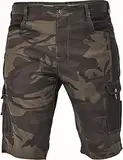 DINOZAVR Crambe Herren Kurze Arbeitshosen - Strapazierfähig - Cargo Shorts für den Sommer - Camo 3XL