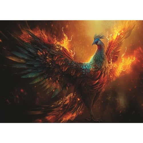 Phoenix Fire Bird Reispapier, 11,5 x 16 Zoll - für Decoupage Cards Print Crafts