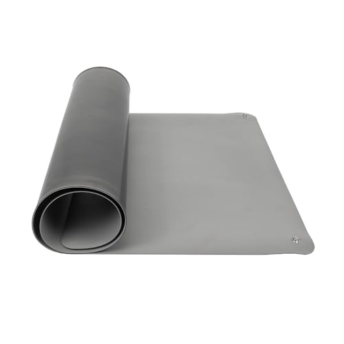 WETEC Tischbelag, ESD, 1.000 x 10.000 mm, platingrau, Rolle (Matte Schutzmatte Tischmatte ESD-Matte Arbeitsplatzunterlage Antistatikmatte Antistatik-Tischmatte 1402.662 1402.662.L 1402.662.R)